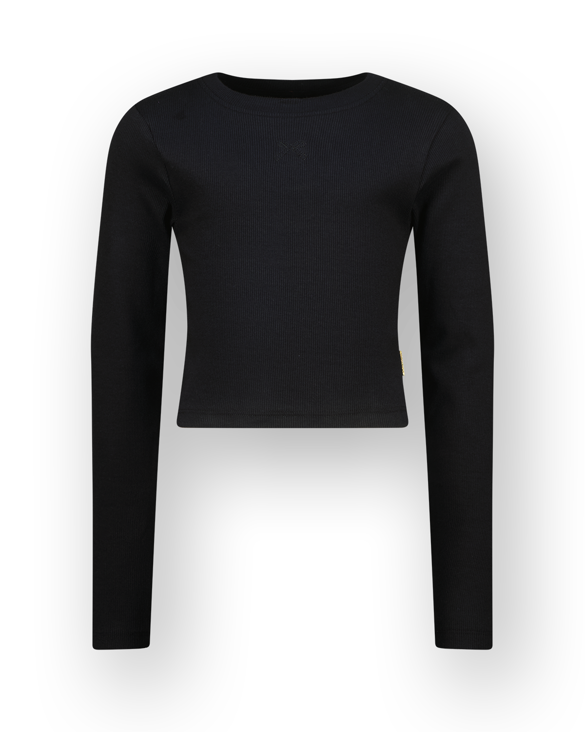 T-shirt Basic crop rib top