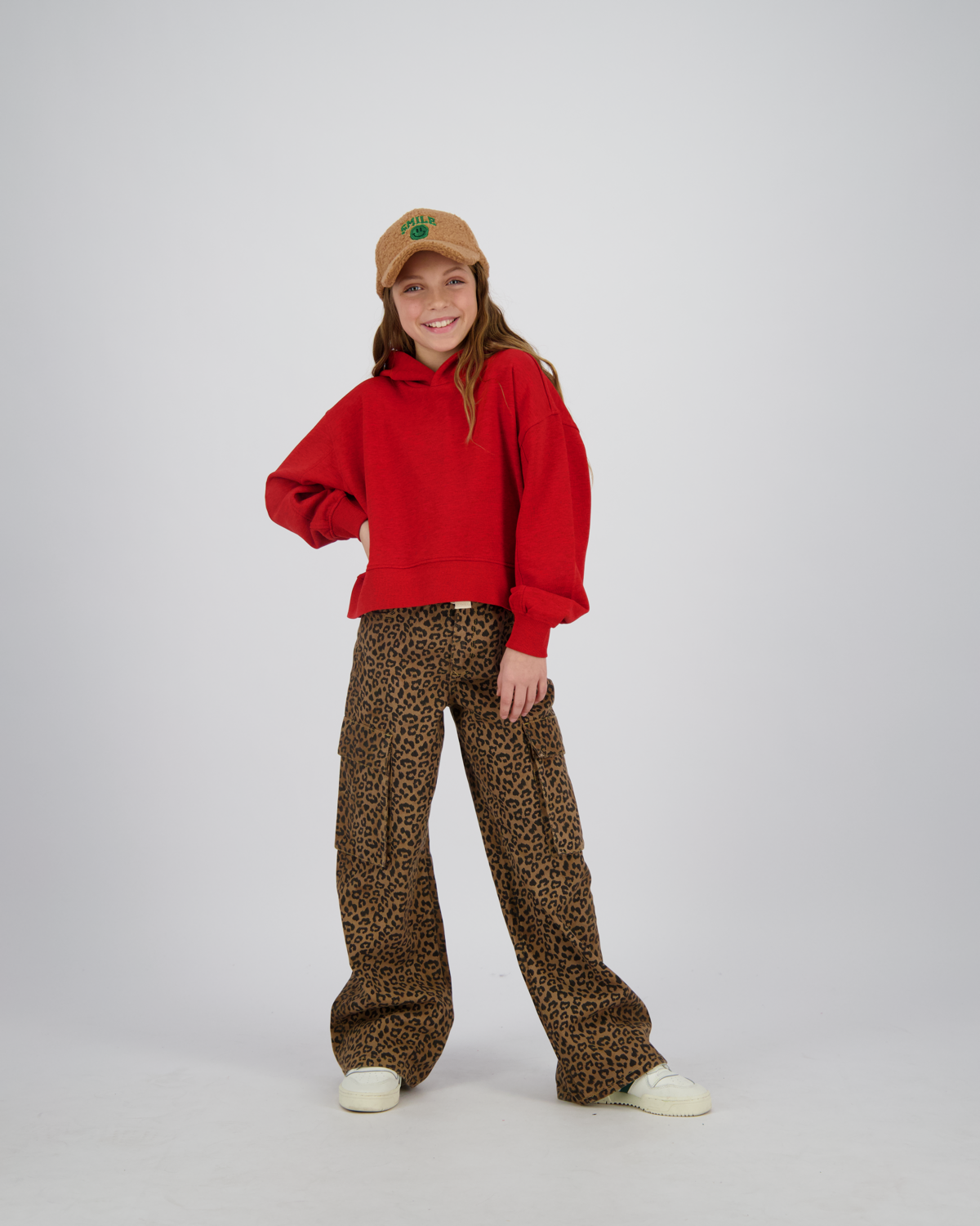 Kapuzenpullover Basic melange