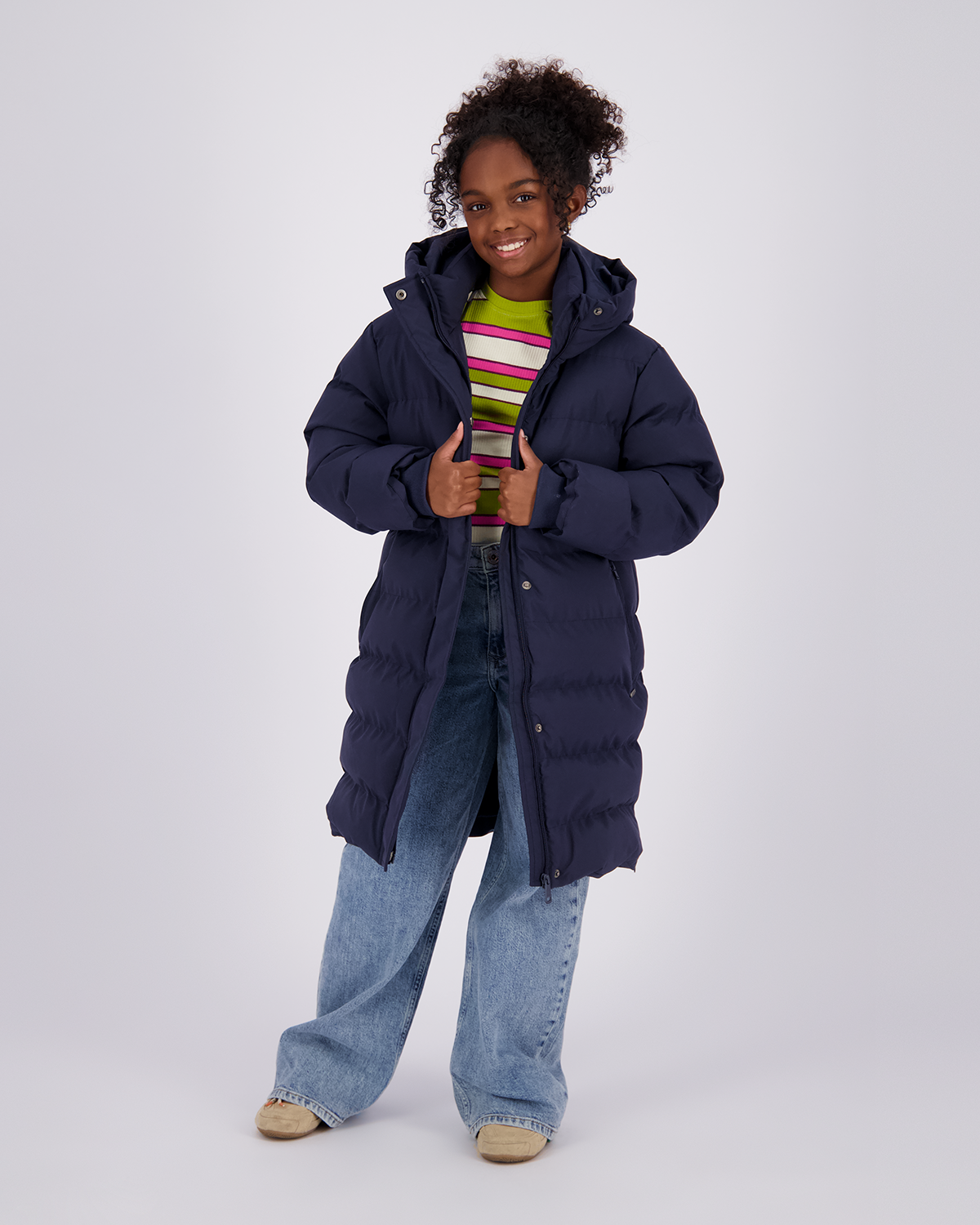 Mädchen Lange Jacke Tezia