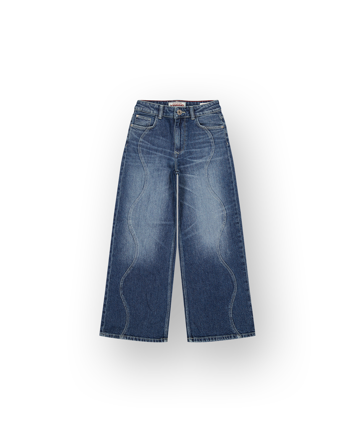 Mädchen Extra Wide Leg Jeans Cita Seam