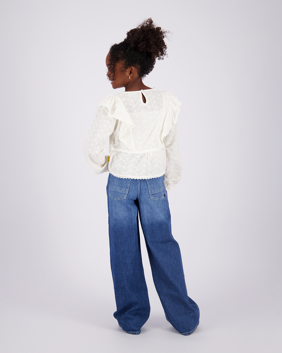 Mädchen Extra Wide Leg Jeans Cita Seam