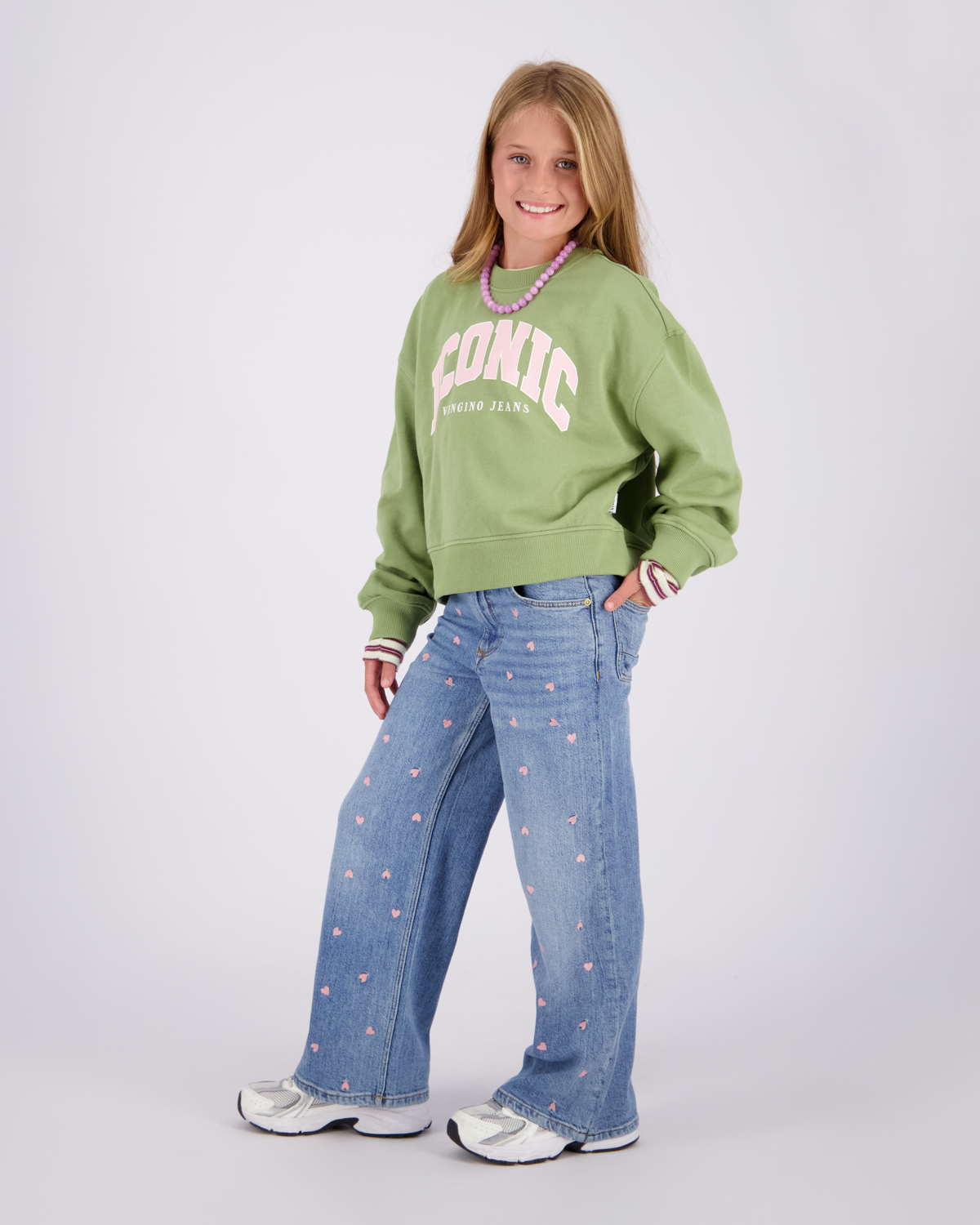 Mädchen Extra Wide Leg Jeans Cita Special