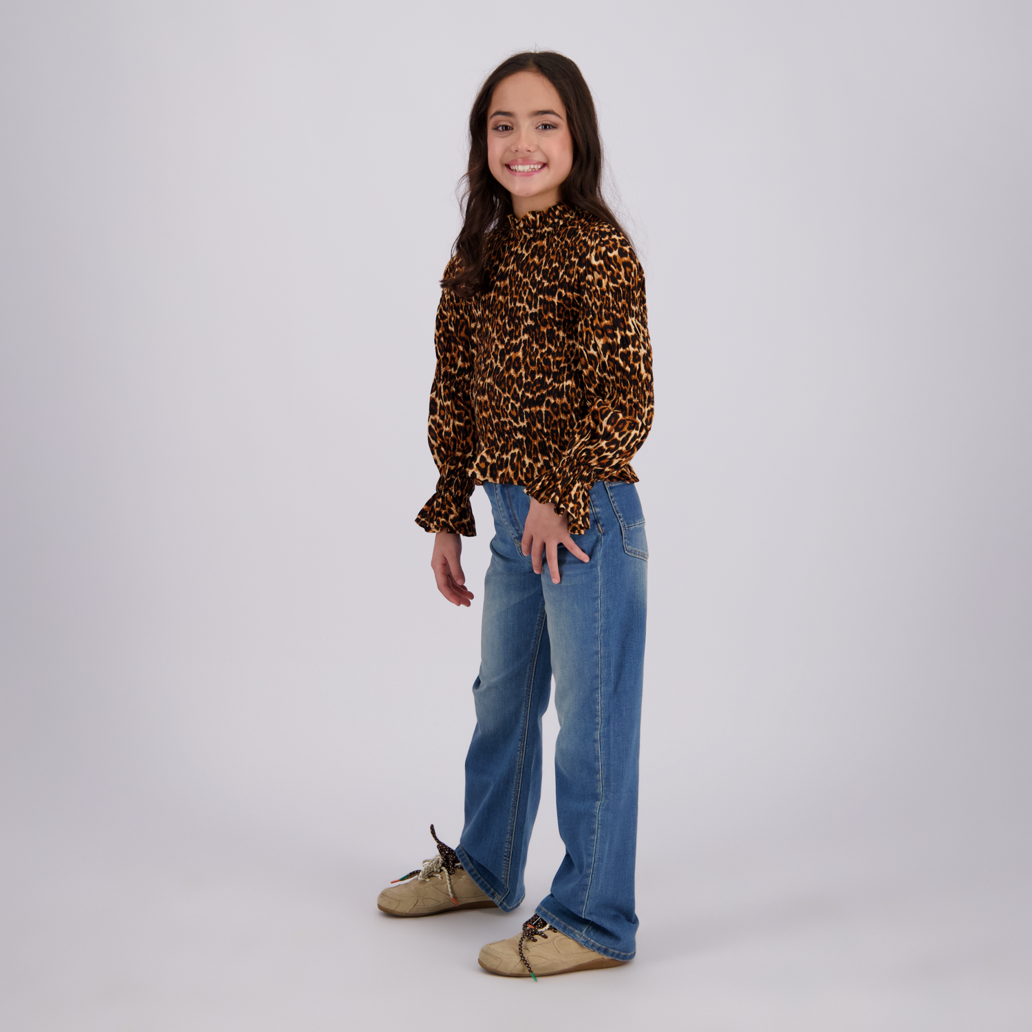 Mädchen Straight Flare Jeans Claire