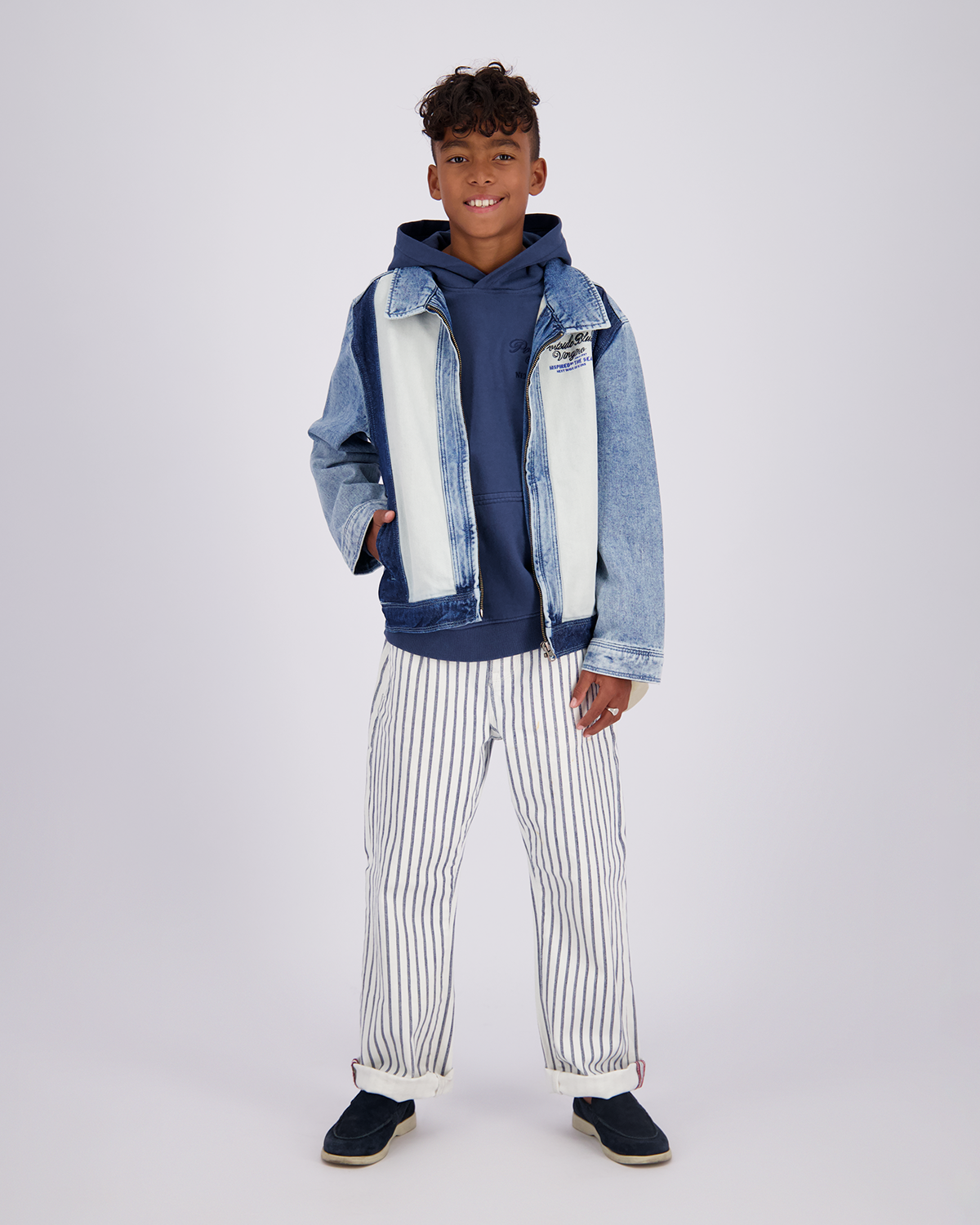 Jungen Boxy Denim Jacket Fortunato
