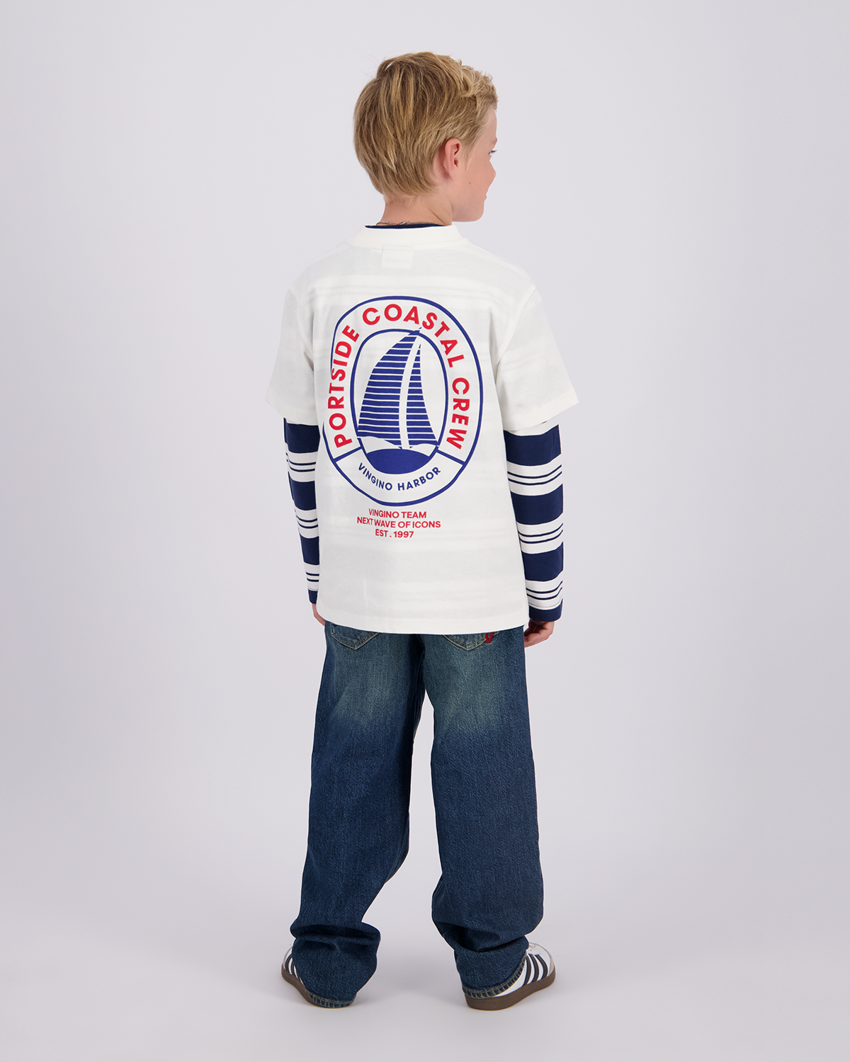 Jungen Oversized T-shirt Hilenio