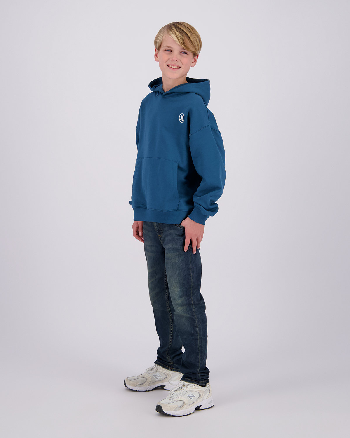 Jungen Oversized Kapuzenpullover Hici