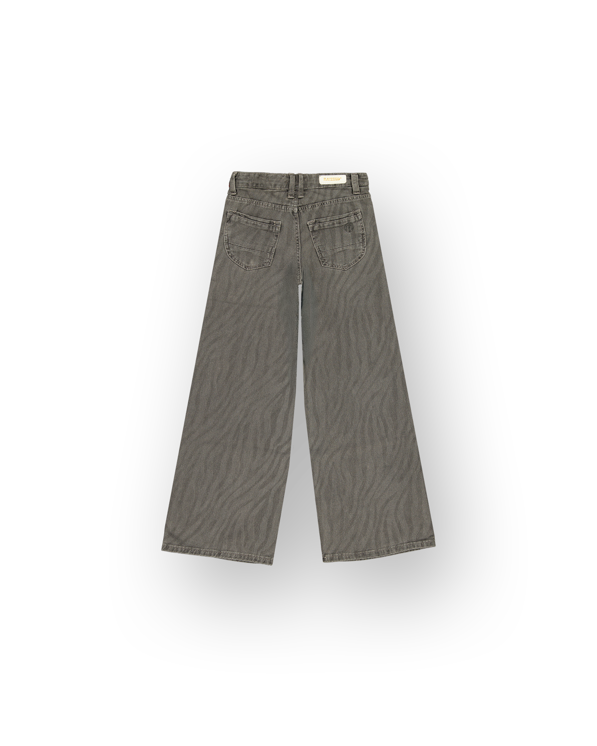 Mädchen Extra Wide Leg Jeans Monaco Zebra