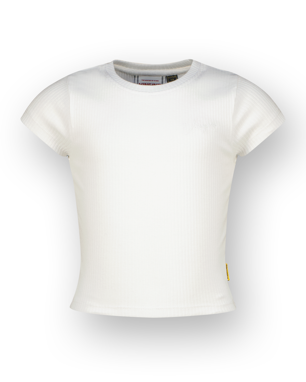 T-shirt Basic-Crop Ripp-Tee