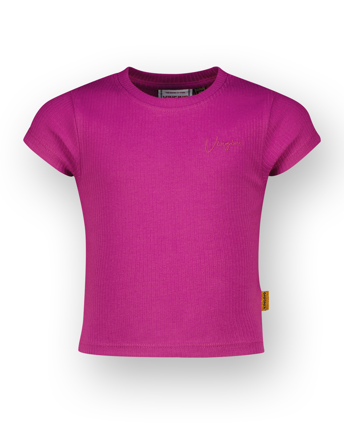 T-shirt Basic-Crop Ripp-Tee