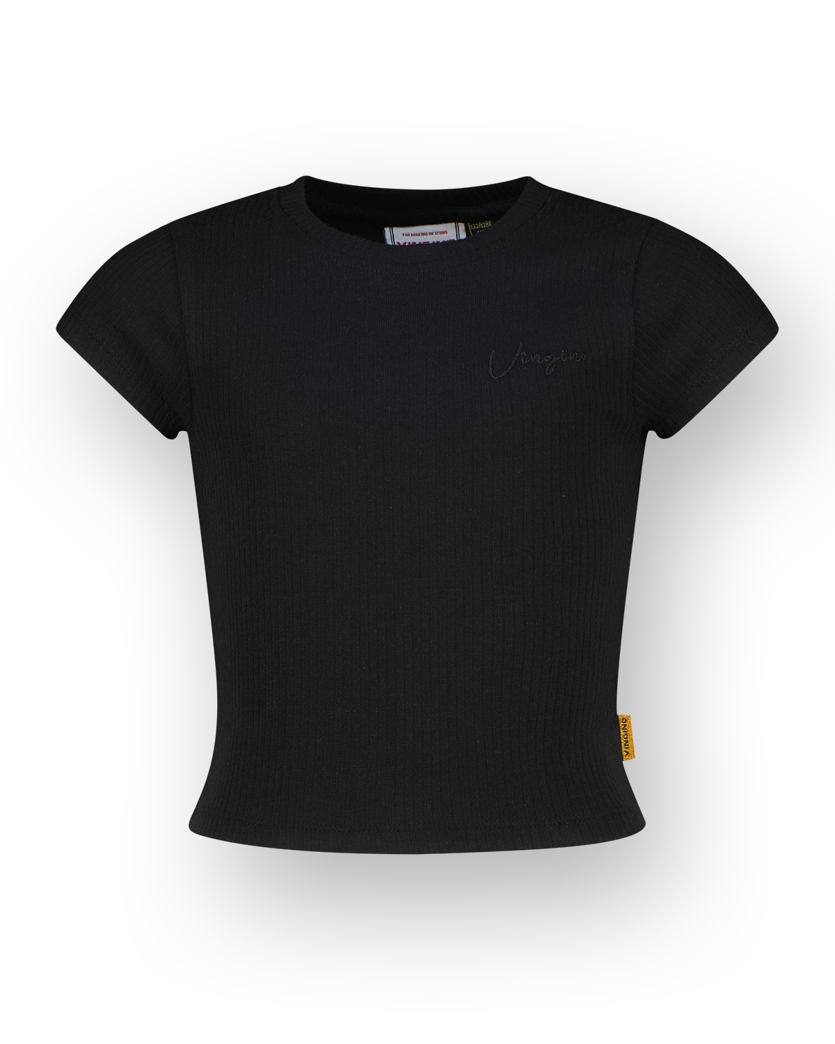 T-shirt Basic-Crop Ripp-Tee