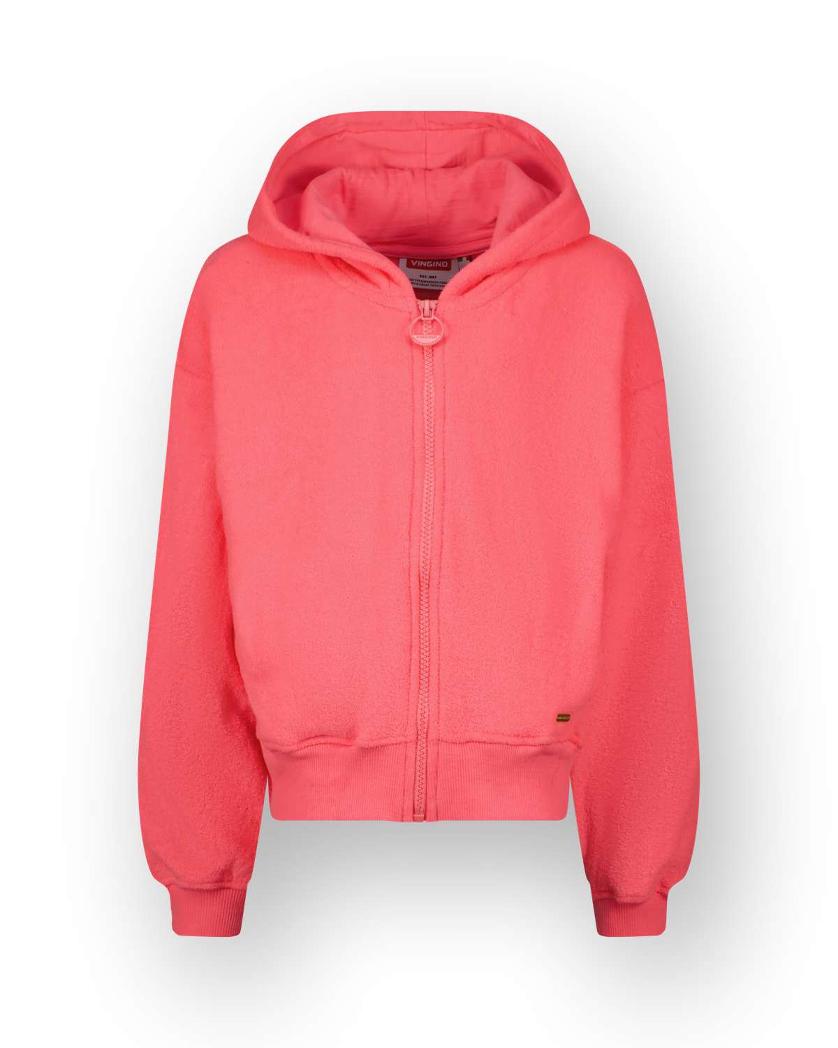 Kapuzenpullover Basic-Ziphoody Terry