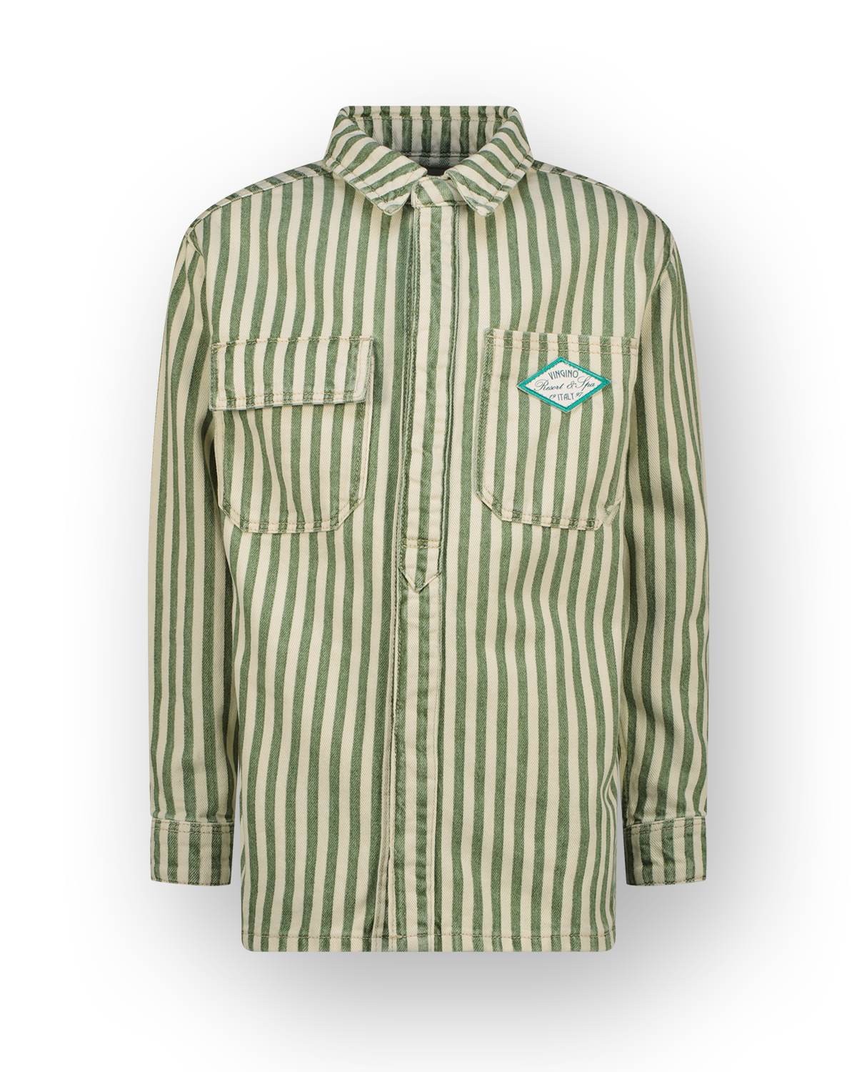 Boxy Hemd Lino stripe