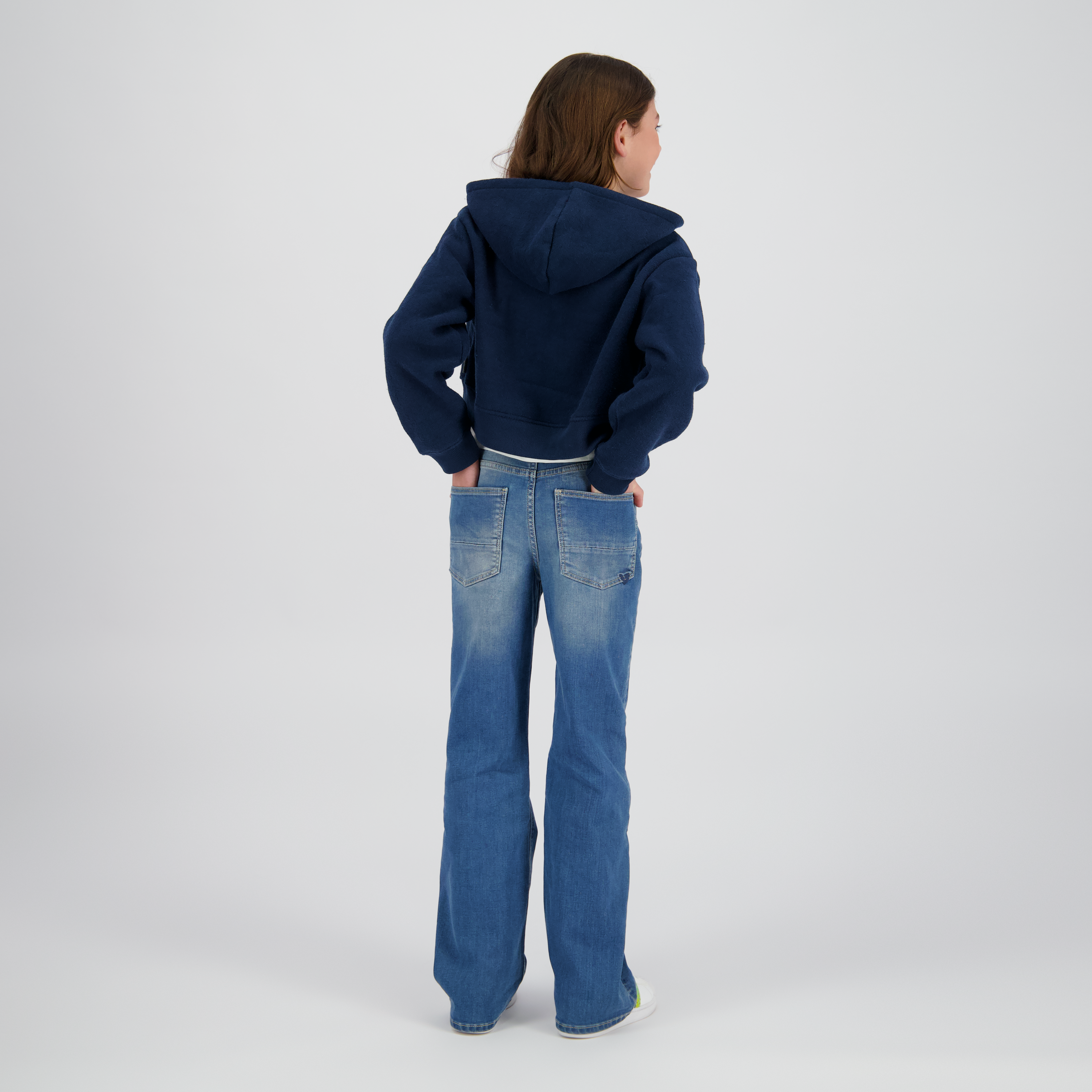 Zip-Kapuzenpullover Terry