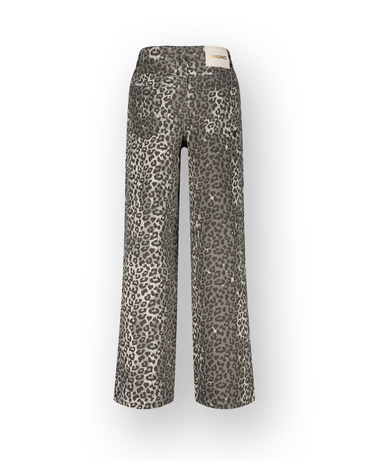 Extra Wide Leg Jeans Cassie Leopard