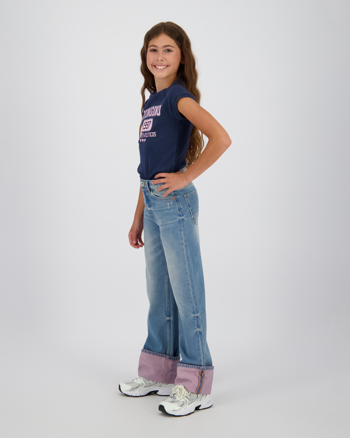 Wide Leg Jeans Cato Folded