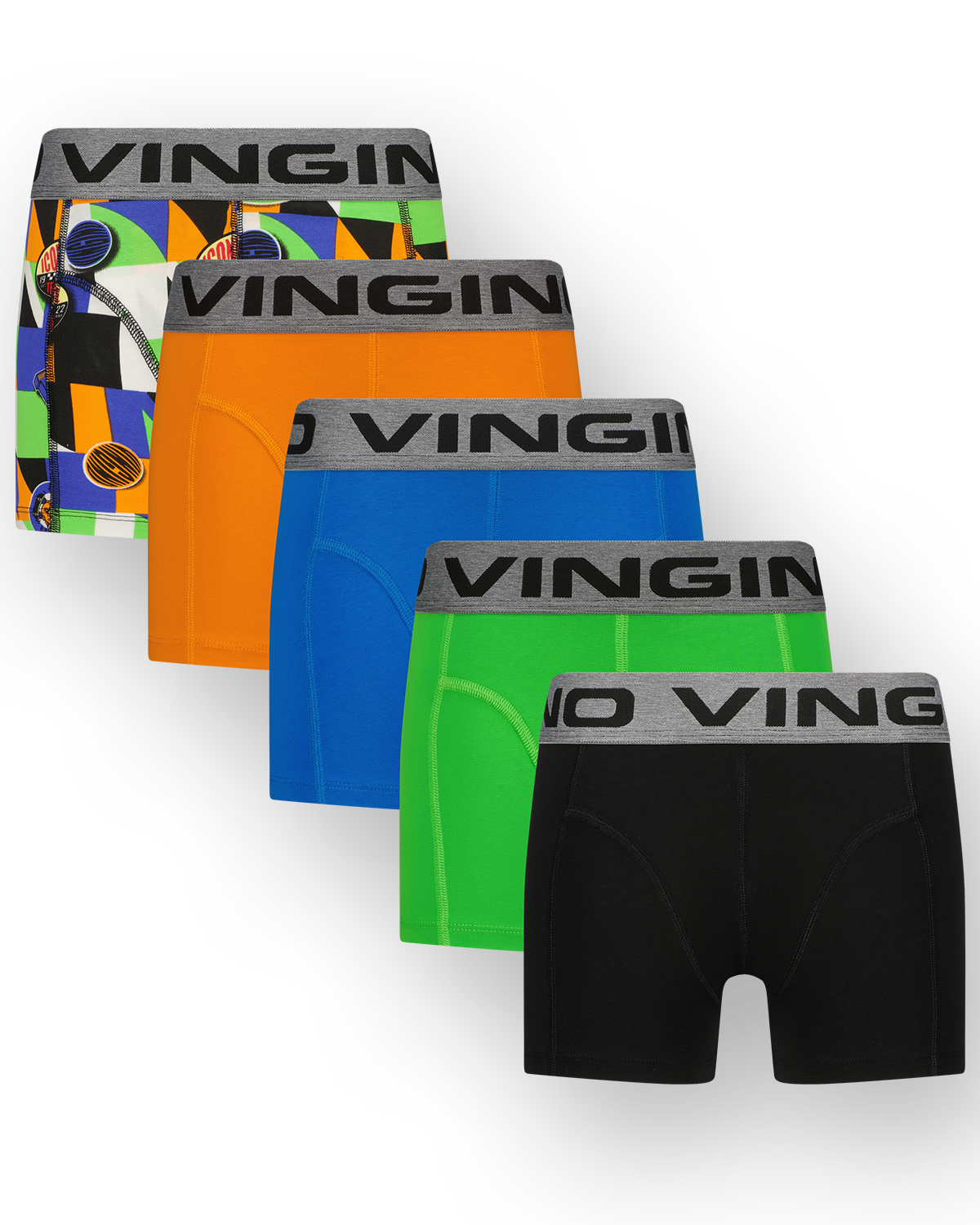 Boxer Graphic color 5-pack