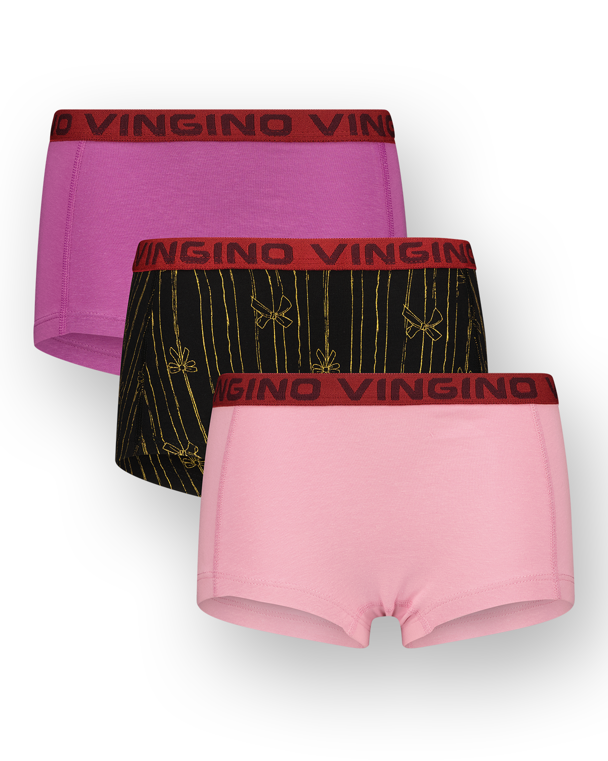 Hipster holiday bow 3-pack