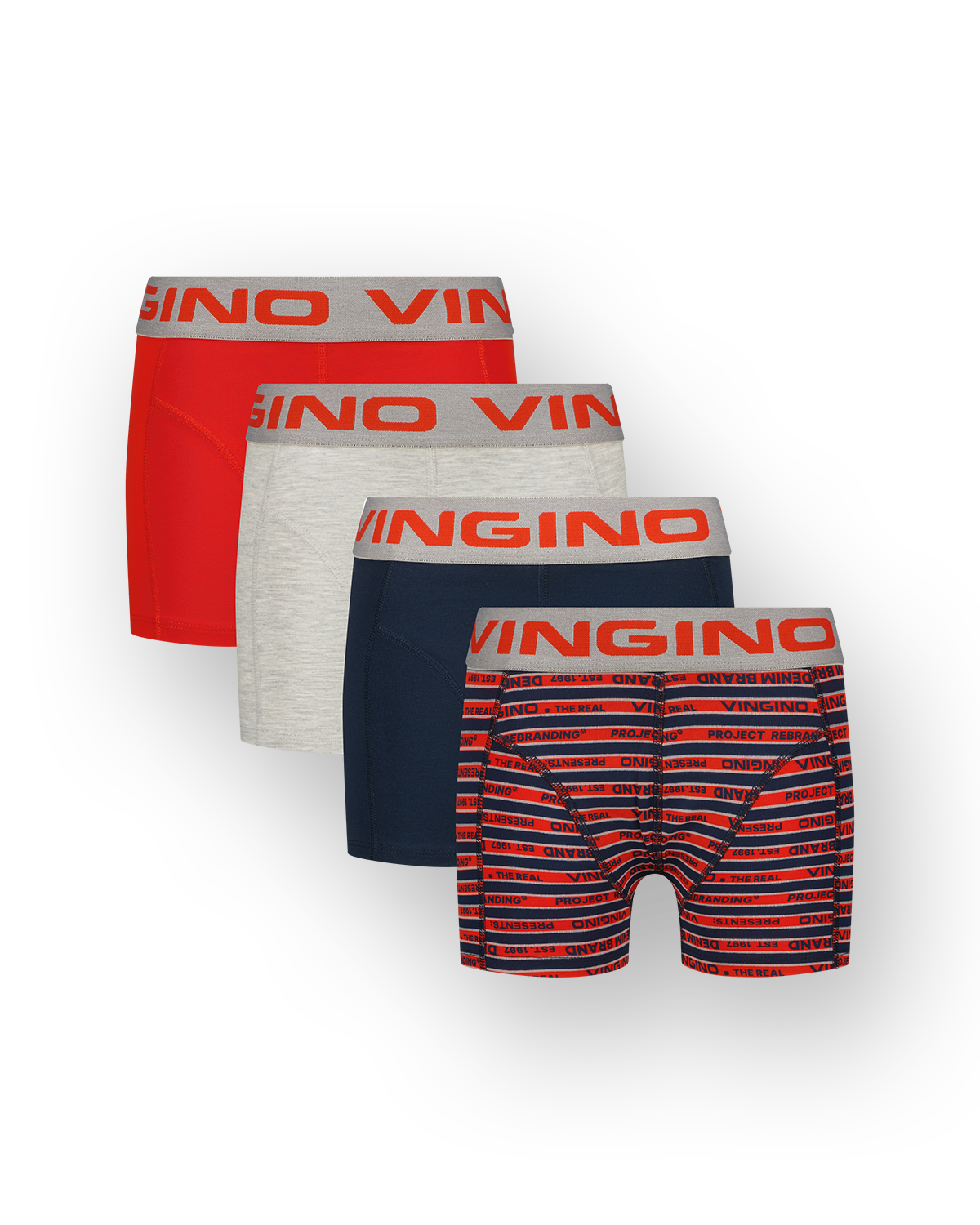 Boxershorts BWO26-stripe 4-Pack