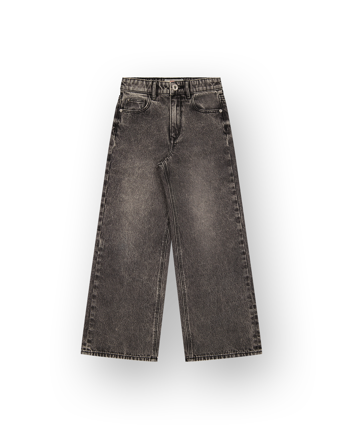 Mädchen Extra Wide Leg Jeans Cherry
