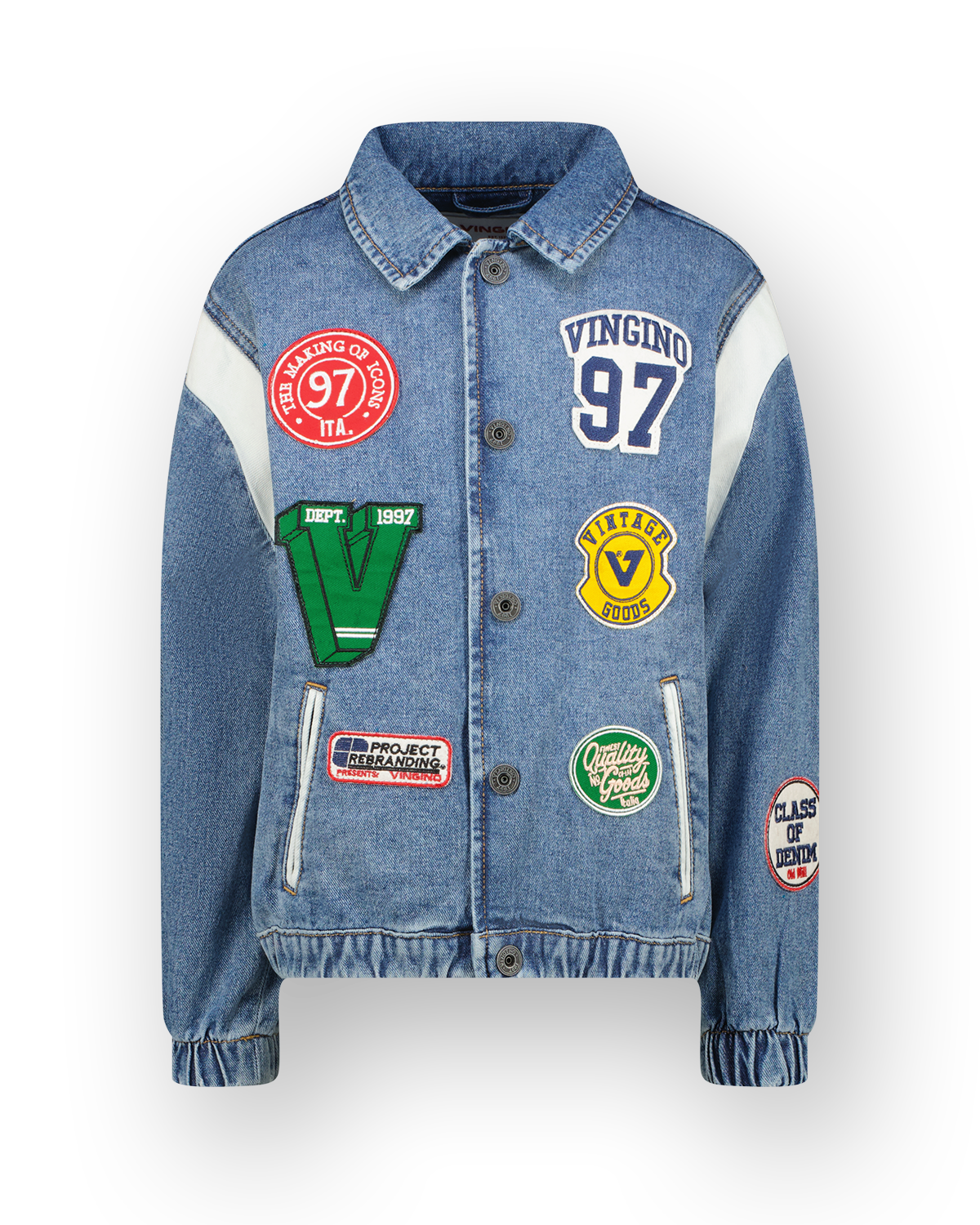 Boxy Jacke Figo badge