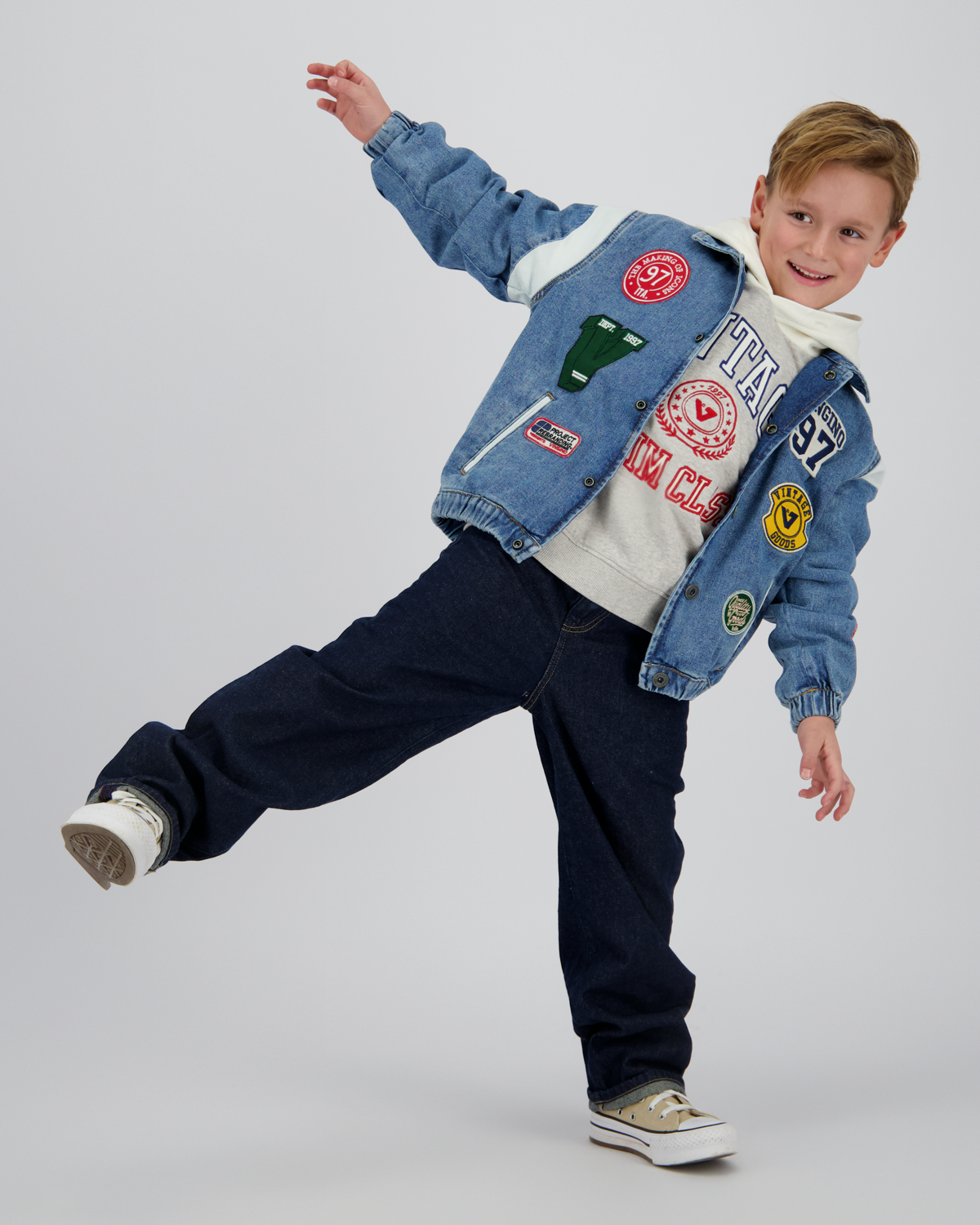 Boxy Jacke Figo badge