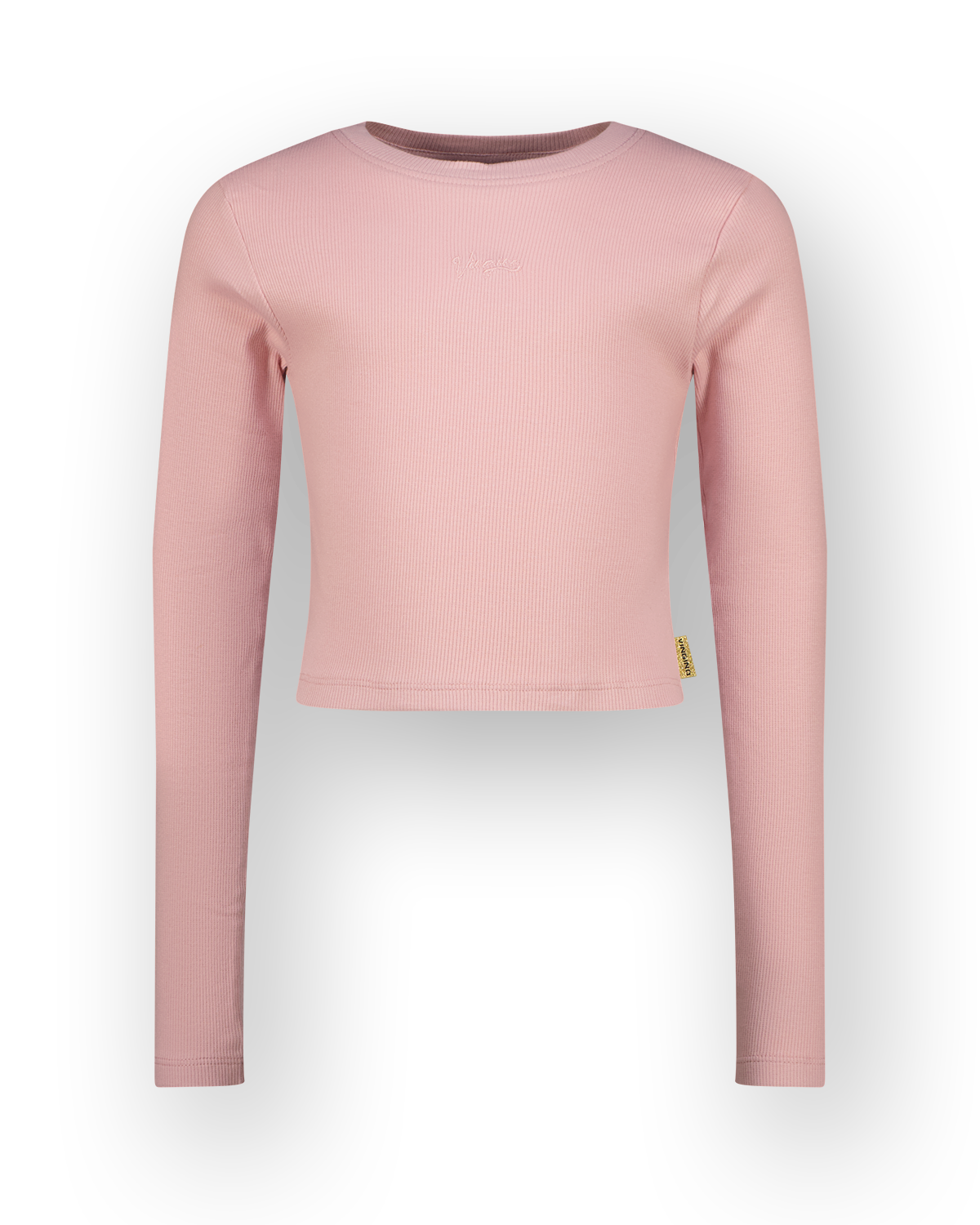 T-shirt Basic crop rib top