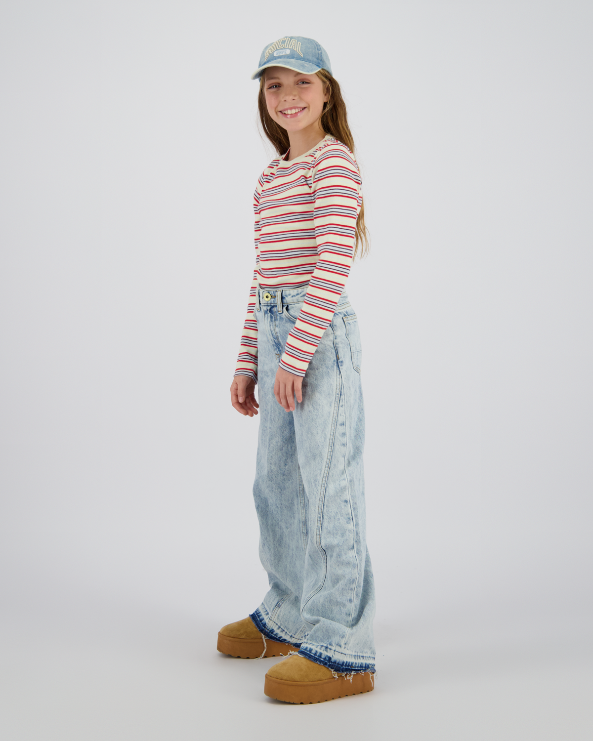 Extra wide leg Jeans Cassie Seam