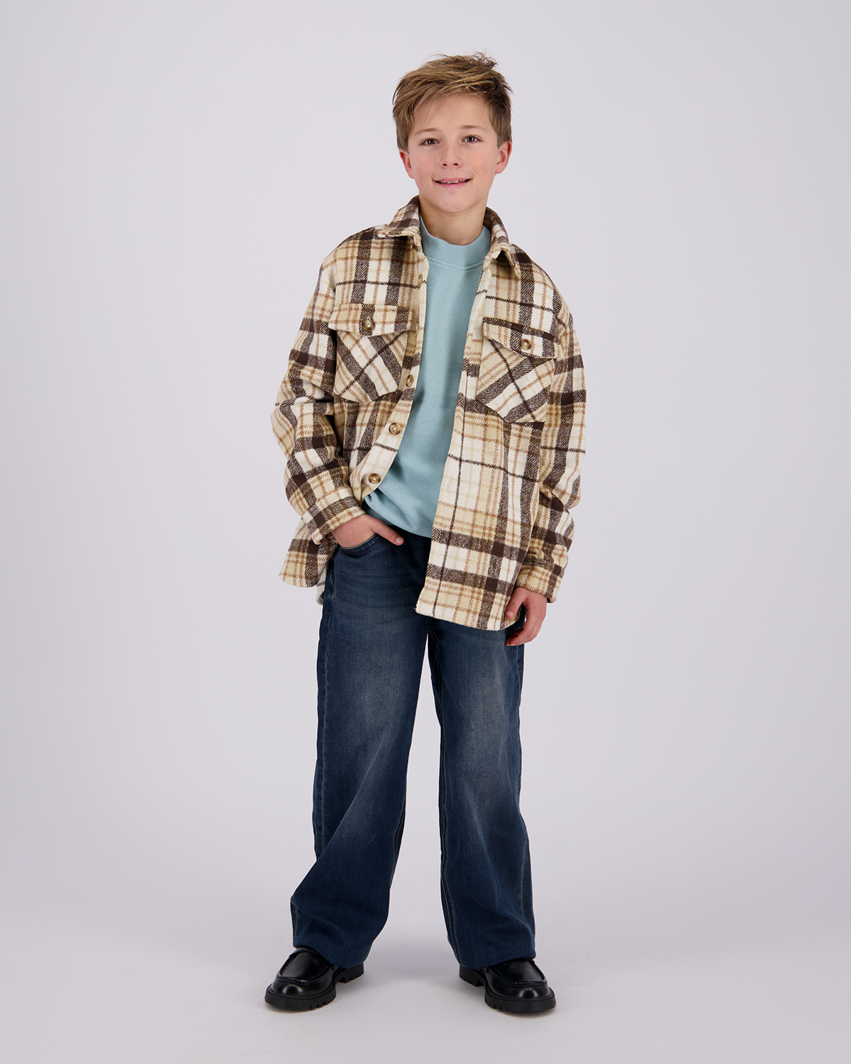 Jungen Boxy Hemd Levo