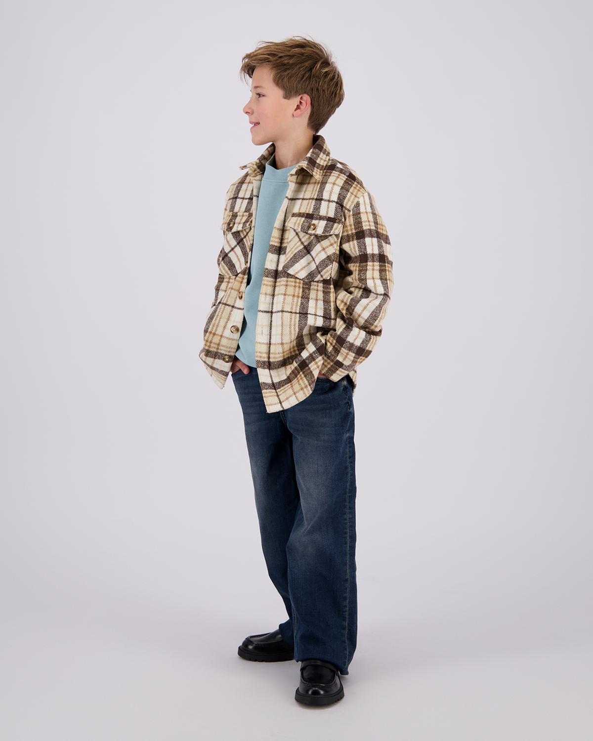 Jungen Boxy Hemd Levo