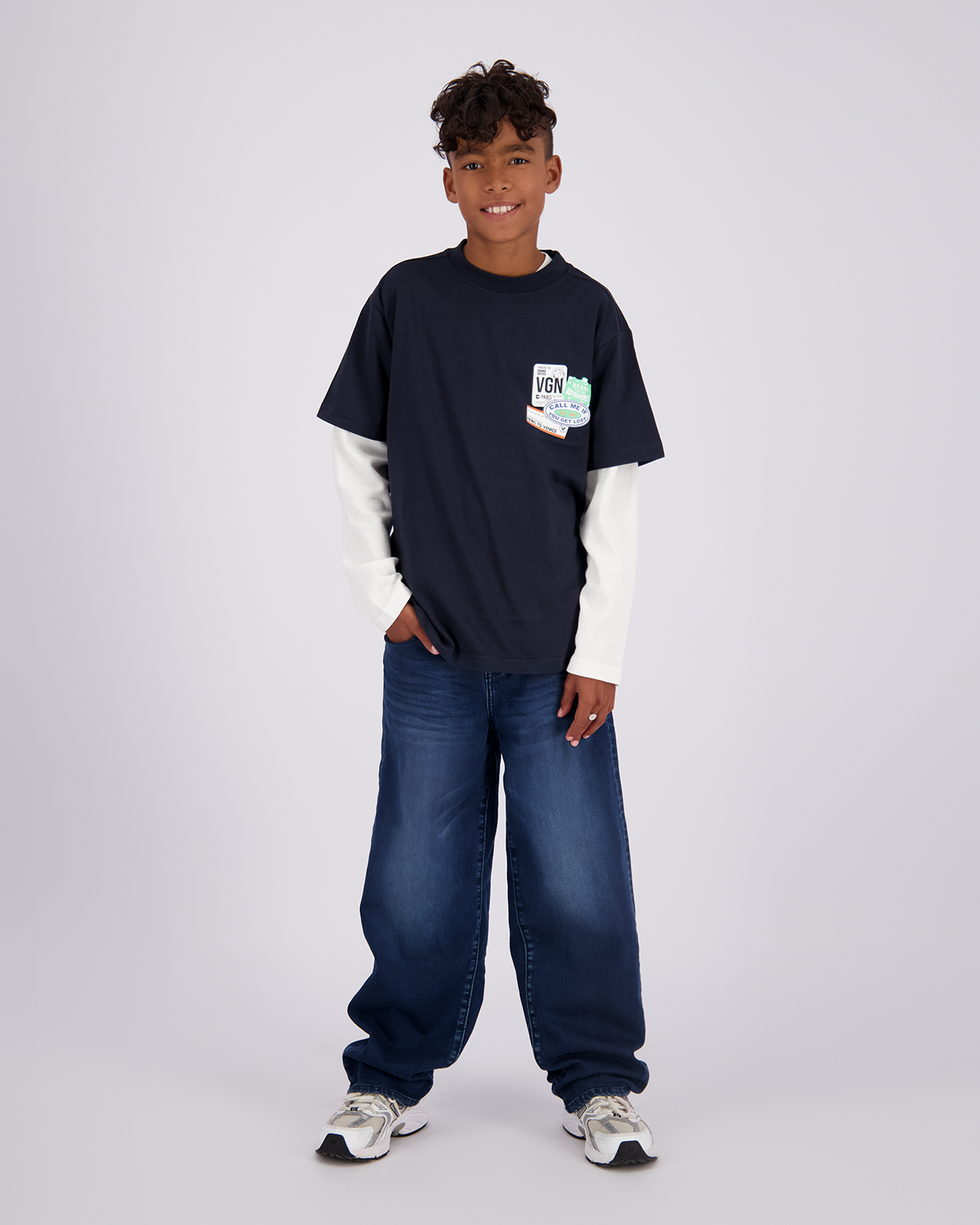 Jungen Oversized T-Shirt Hugo