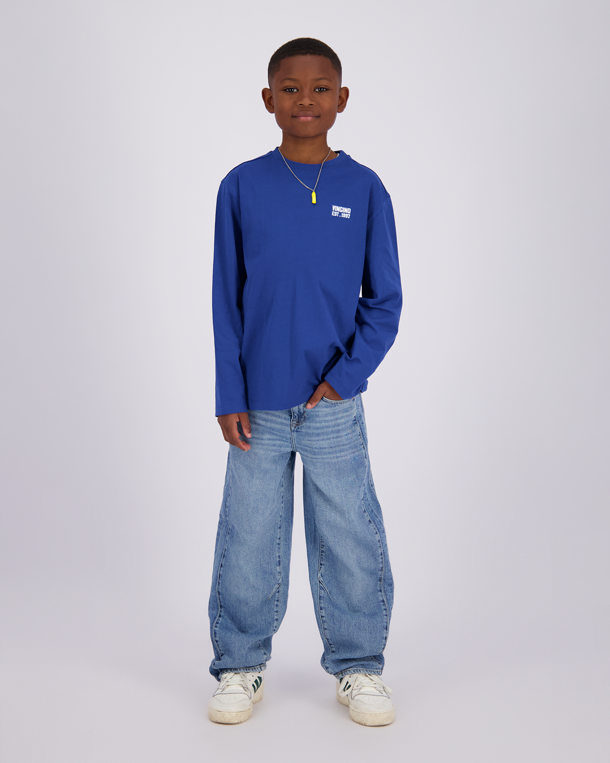 Jungen T-Shirt Icon-logo-LS