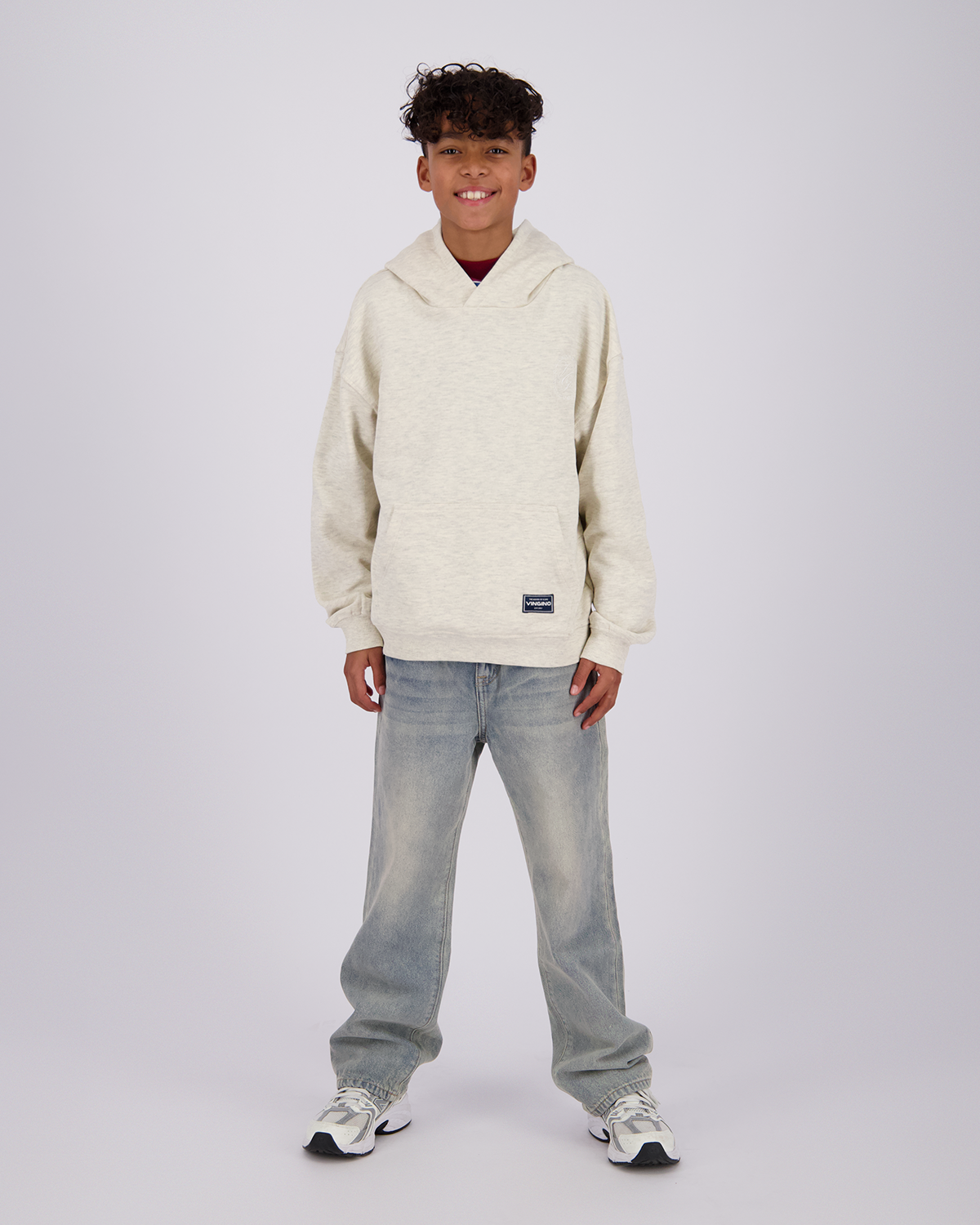 Jungen Oversized Kapuzenpullover Icon-Hoody
