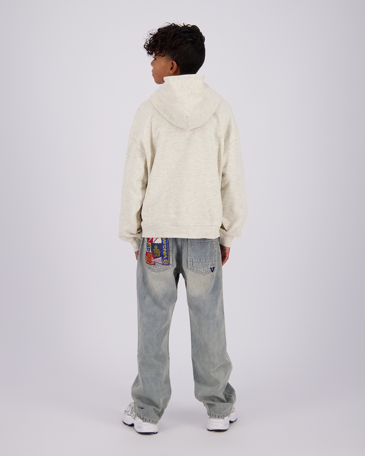 Jungen Oversized Kapuzenpullover Icon-Hoody