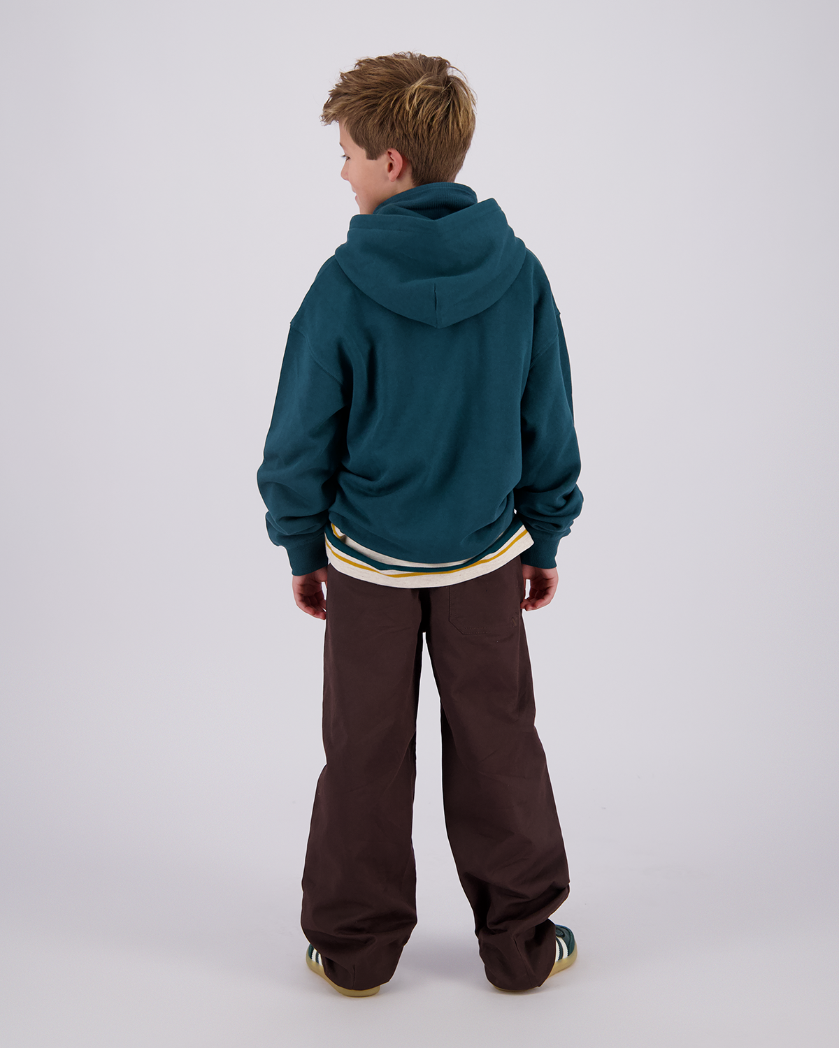 Jungen Oversized Kapuzenpullover Icon-Hoody