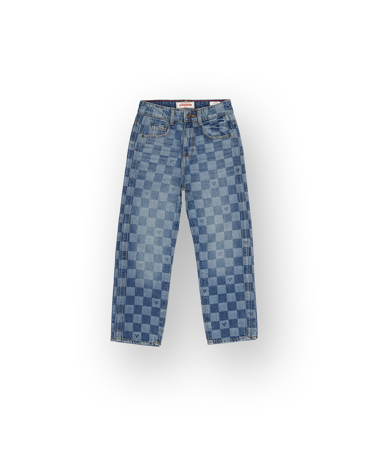 Jungen Loose Jeans Cadore Check