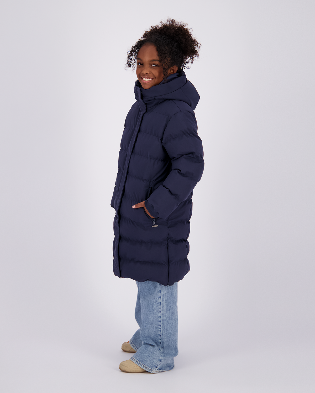 Mädchen Lange Jacke Tezia