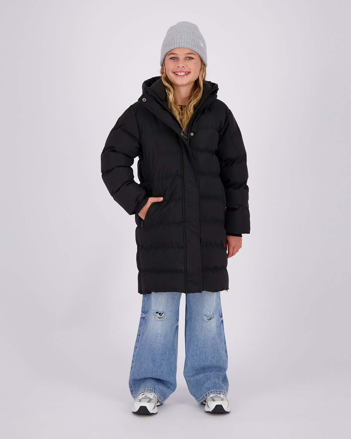 Mädchen Lange Jacke Tezia