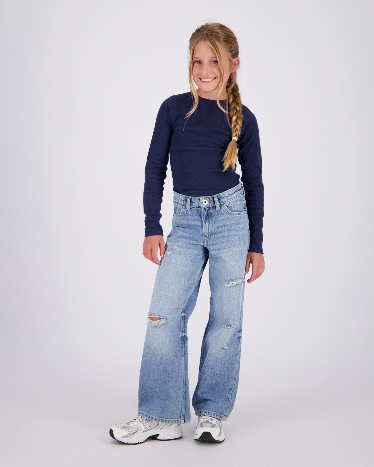 Mädchen T-Shirt Icon rib longsleeve