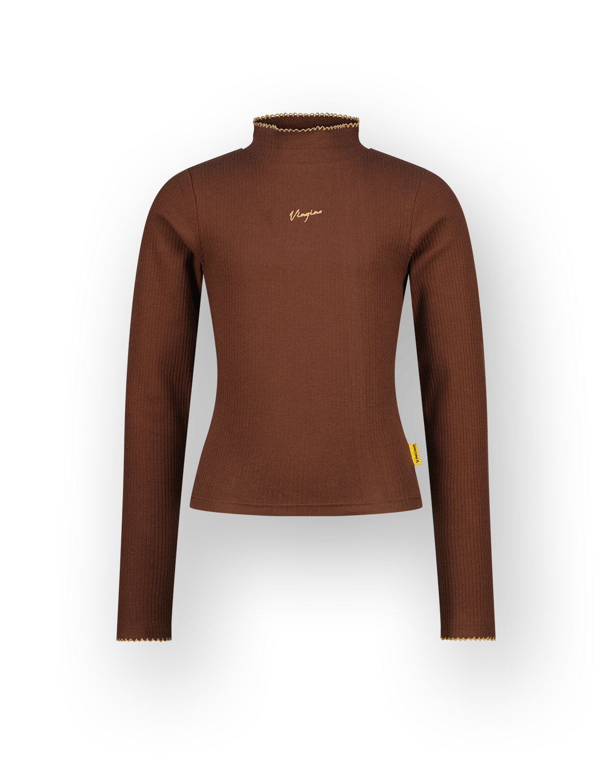 Mädchen T-Shirt Icon rib top col