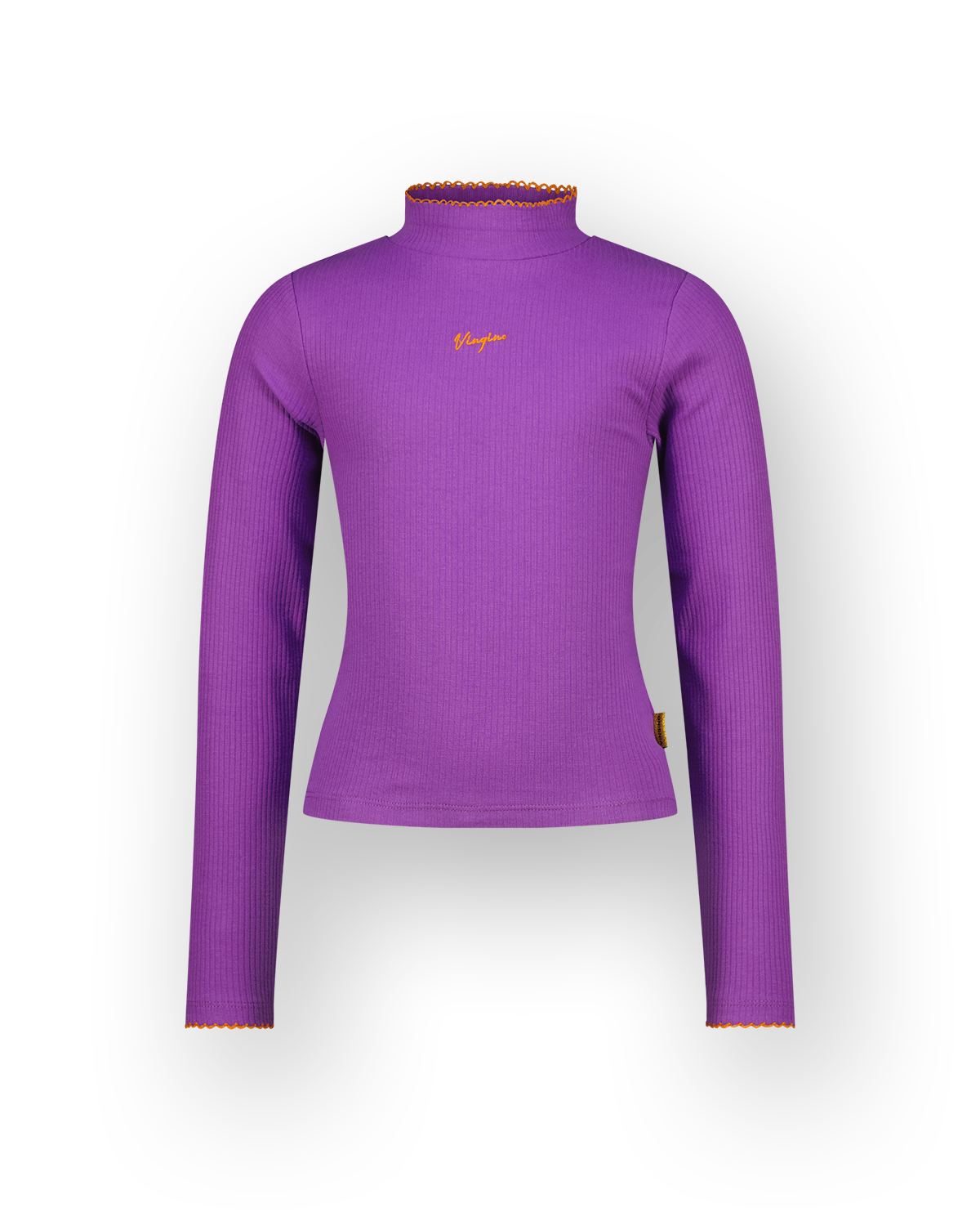 Mädchen T-Shirt Icon rib top col
