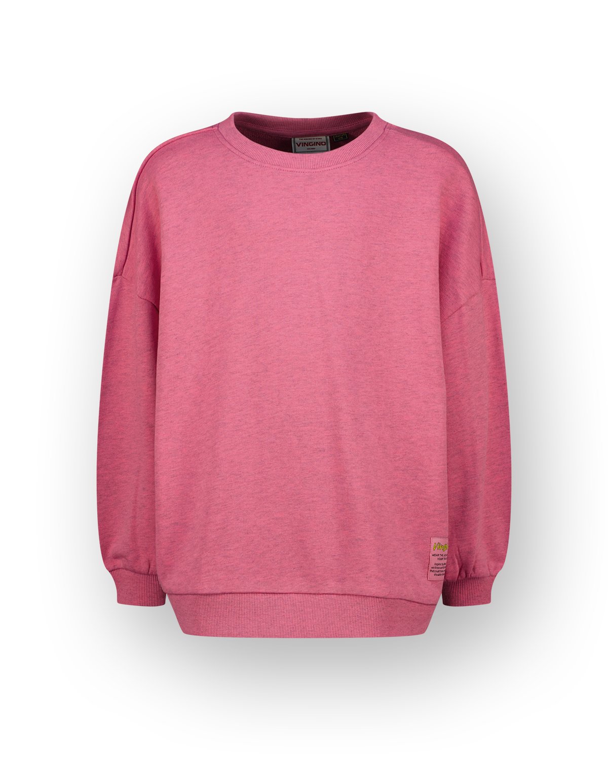 Mädchen Sweatshirt Icon melange round neck