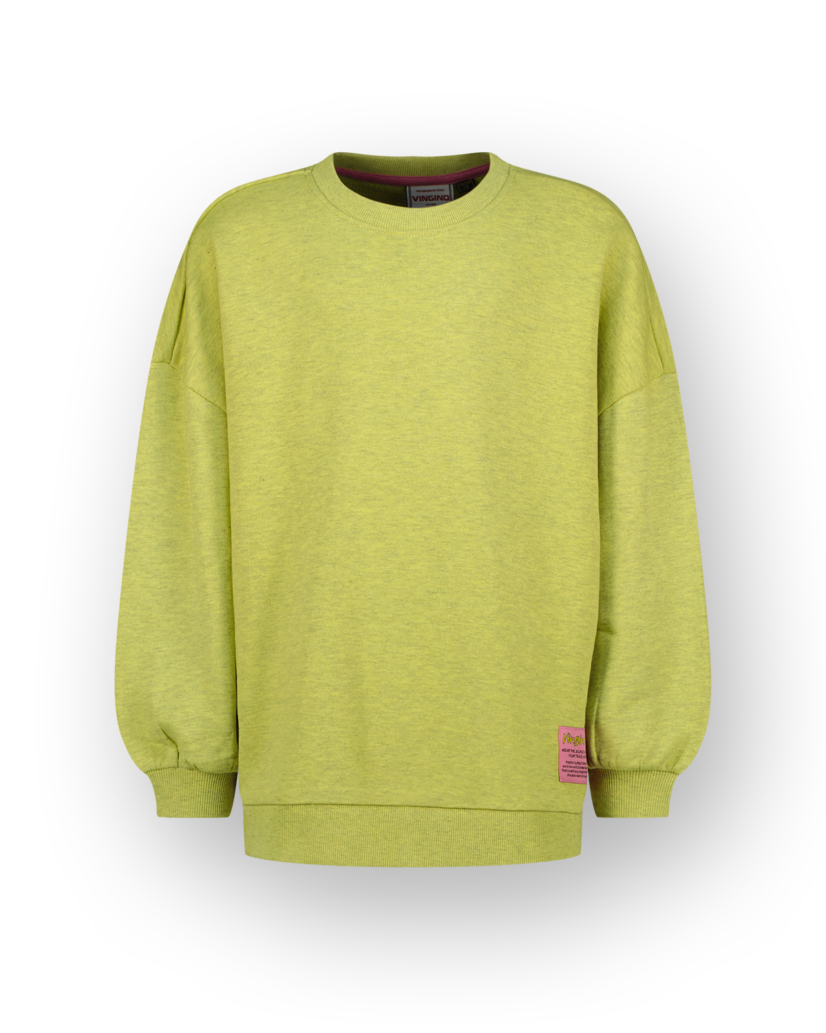 Mädchen Sweatshirt Icon melange round neck