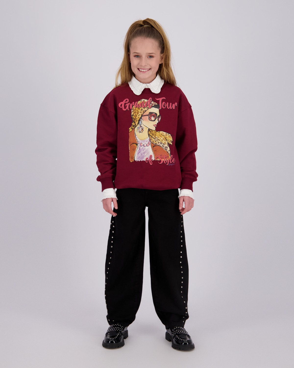Mädchen Balloon Jeans Camilla Stud