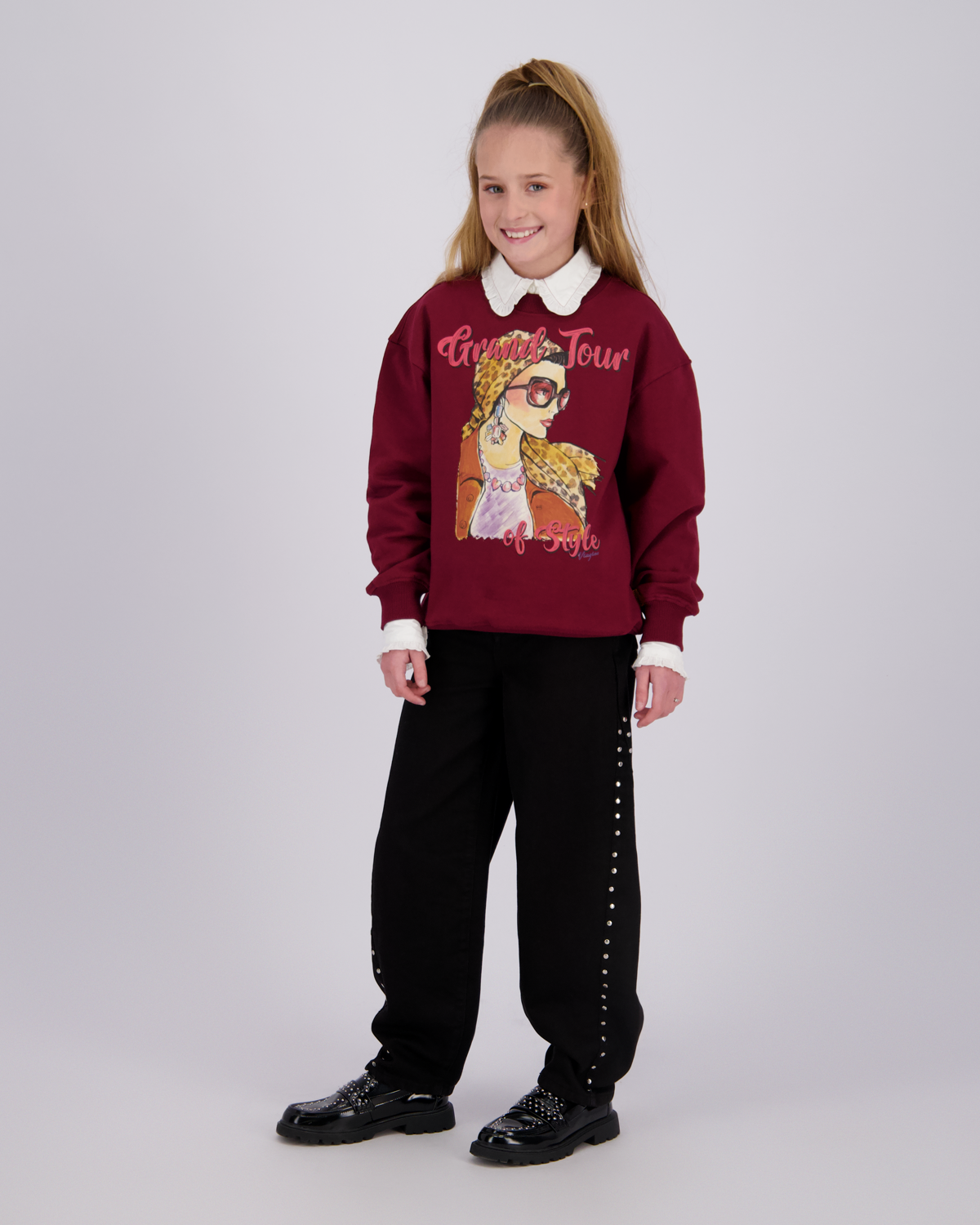 Mädchen Balloon Jeans Camilla Stud