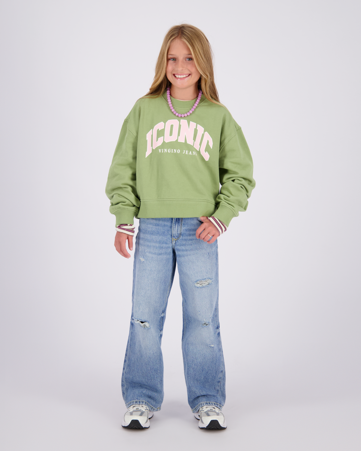 Mädchen Extra Wide Leg Jeans Cassie