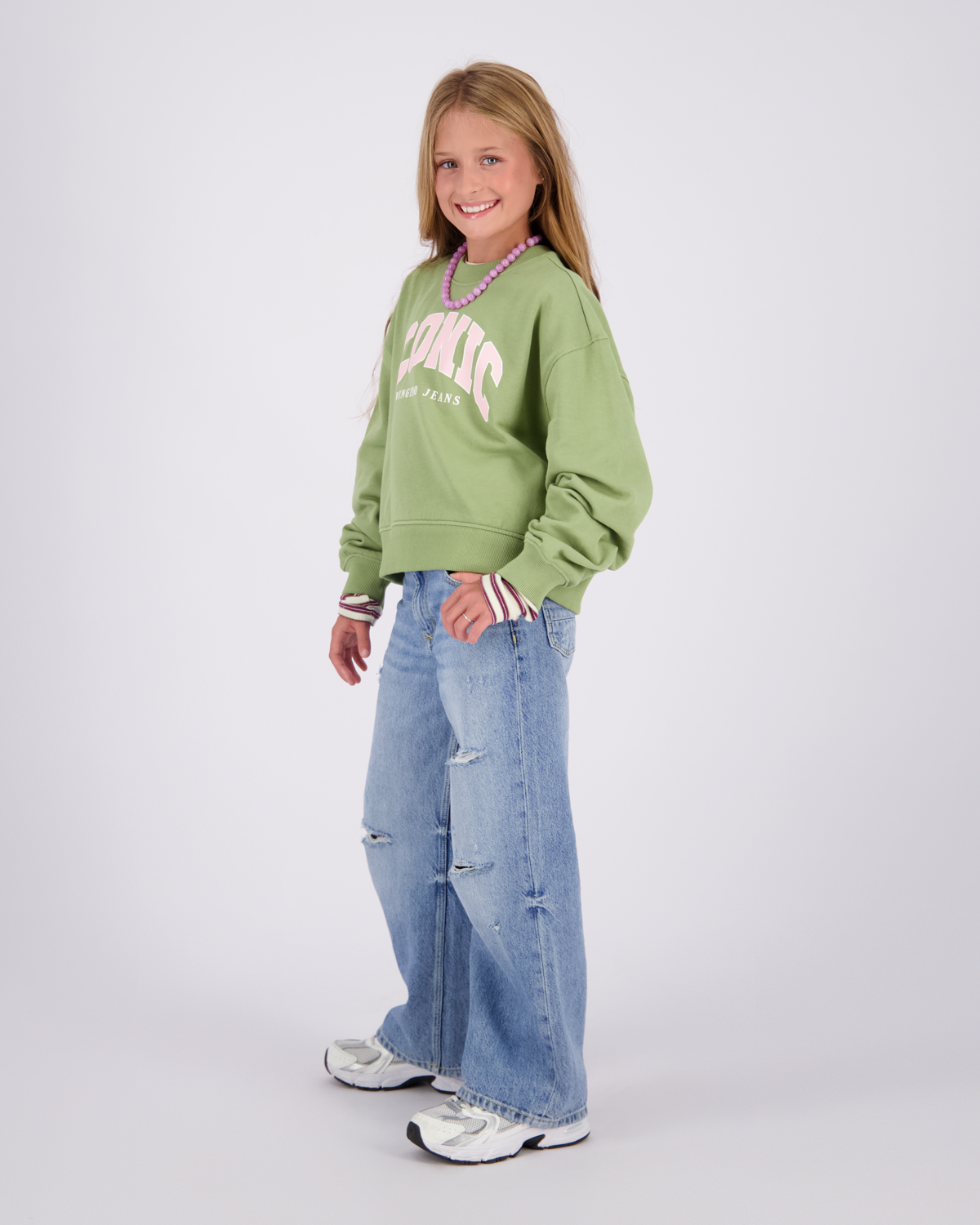 Mädchen Extra Wide Leg Jeans Cassie
