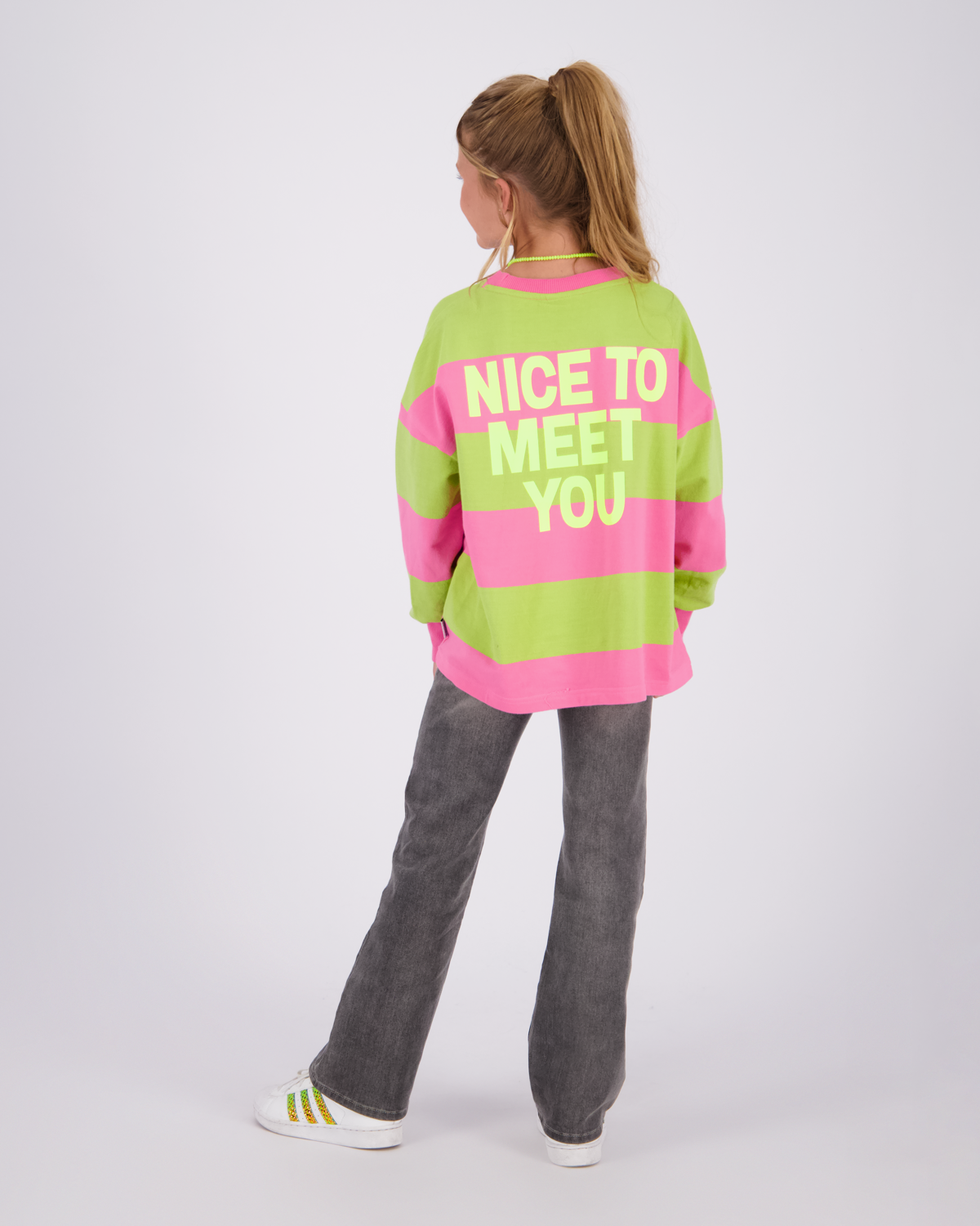 Mädchen Straight Flare Jeans Claire