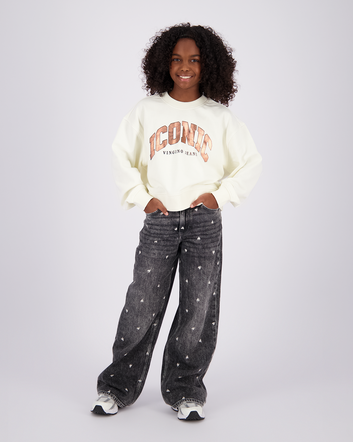 Mädchen Extra Wide Leg Jeans Cita Special
