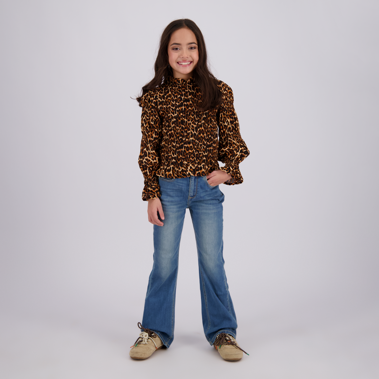 Mädchen Straight Flare Jeans Claire