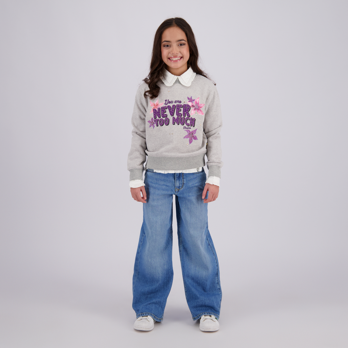 Mädchen Extra Wide Leg Jeans Cita